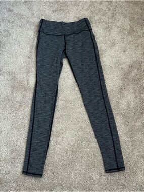 Athleta Heathered Charcoal Leggings